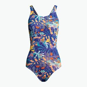 Női egyrészes fürdőruha Nike Multiple Print Fastback lila NESSC050-593 (Multiple Print Fastback NESSC050) kép