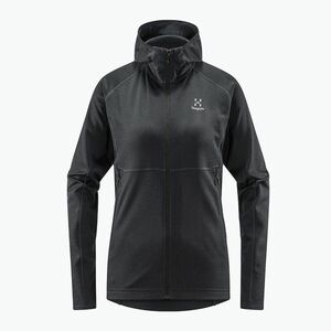 Női trekking pulóver Haglöfs Skuta Hood Hood fekete 605072 (Skuta Hood 605072) kép