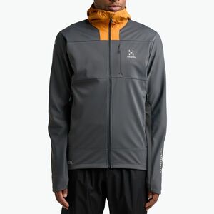Férfi trekking dzseki Haglöfs L.I.M Hybrid Softshell Magnetite 605376 (L.I.M Hybrid Softshell 605376) kép