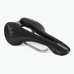 Selle Italia Flite Boost Superflow Ti 316 Rail Fibra-Tek kerékpár nyereg fekete SIT-017A620IKC001 (Flite Boost Superflow, Ti 316 Rail, Fibra-Tek SIT-017A620IKC001) kép
