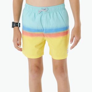Rip Curl Surf Revival Volley gyermek rövidnadrág 46 kék/sárga 027BBO (Surf Revival Volley 027BBO) kép