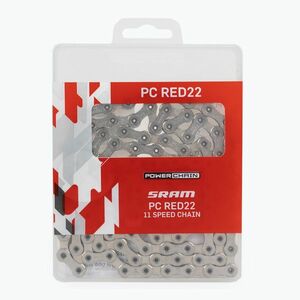 SRAM CN kerékpárlánc PCRED22 114LI W/ PWR.LCK 11S 1 szürke 00.2518.005.003 (CN PCRED22 114LI W/ PWR.LCK 11S 1 00.2518.005.003) kép