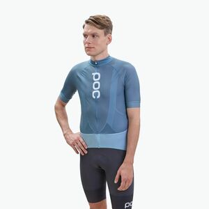 Férfi kerékpáros mez POC Essential Road Logo calcite blue/mineral blue (Essential Road Logo 58135) kép