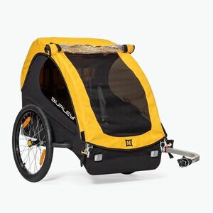 Burley Bee Dupla kerékpár utánfutó fekete és sárga 946212 (Bee EU Double BU-946212) kép