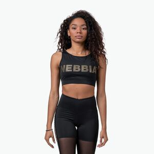 NEBBIA Gold Mesh Mini top fekete 8300110 (Gold Mesh Mini Top 8300110) kép