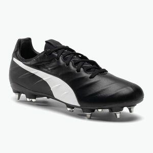 PUMA King Platinum 21 MXSG férfi futballcipő fekete-fehér 106545 01 (King Platinum 21 MXSG 106545 01) kép