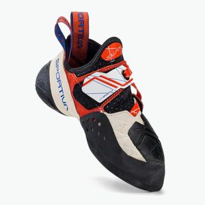 La Sportiva férfi mászócipő Solution fehér-narancs 20H000203 (Solution ZFCS014W00003) kép