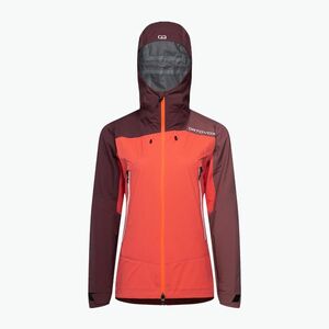 Női ORTOVOX Westalpen 3L Világos narancssárga és bordó színű esőkabát 7021200018 (Westalpen 3L Light 7021200018) kép