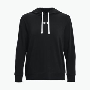 Under Armour női edzőpulóver Rival Terry Hoodie fekete 1369855 (Rival Terry Hoodie 1369855) kép