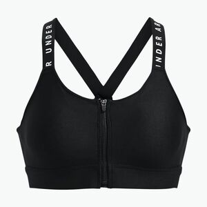 Under Armour Infinity High Bra Zip fitness melltartó fekete 1373860 (Infinity High Bra Zip 1373860) kép