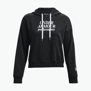 Under Armour Essential Script női kapucnis pulóver fekete 1374107 (Essential Script Hoodie 1374107) kép