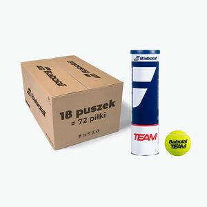 Babolat Team teniszlabdák 18 x 4 db sárga 502035 (Team 502035 X18) kép