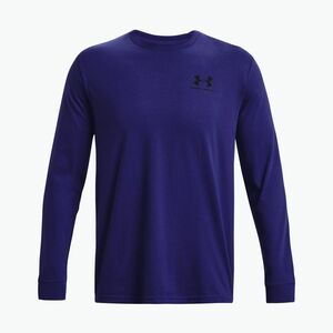 Férfi Under Armour Sportstyle bal mellkas LS edző hosszú ujjú kék 1329585-468 (Sportstyle Left Chest 1329585-468) kép