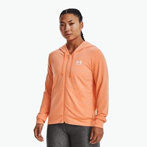 Under Armour női edzőpulóver Rival Terry FZ Hoodie narancssárga 1369853-868 (Rival Terry FZ Hoodie 1369853) kép