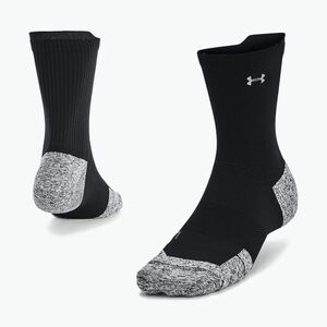 Under Armour Ad Run Cushion 1Pk Mid futó zokni fekete 1376076 (ArmourDry Run Cushion Mid-Crew 1376076-001) kép