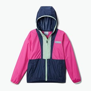 Columbia gyermek Back Bowl kapucnis széldzseki rózsaszín és sötétkék 2031582695 (Back Bowl Hdd Windbreaker) kép