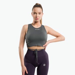 Női edzés felső Gym Glamour Glamour Tied Silver Szürke 444 (Wiązany 444) kép