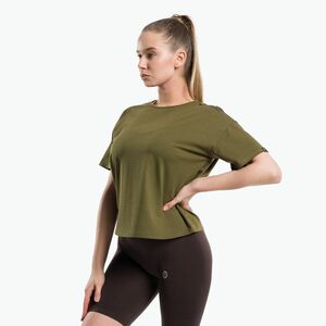 Női tréning póló Gym Glamour V Khaki 423 (V 423) kép