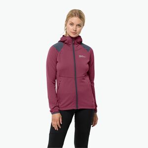 Jack Wolfskin női túrakabát Kolbenberg kapucnis FZ narancssárga 1711071 (Kolbenberg Hooded FZ 1711071) kép