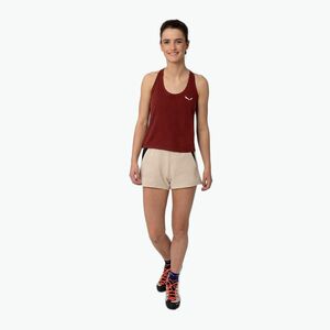 Salewa női hegymászó póló Lavaredo Hemp Crop Tank piros 00-0000028369 (Lavaredo Hemp Crop Tank 00-0000028369) kép