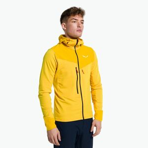 Salewa férfi Agner Polarlite kapucnis trekking pulóver sárga 00-0000028557 (Agner Polarlite Hooded 00-0000028557) kép