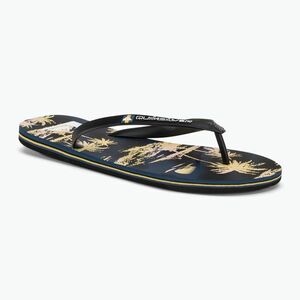 Quiksilver Molokai Air Flow férfi flip flop fekete és sárga AQYL101318 (Molokai Air Flow AQYL101318-XKSK) kép