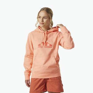 Női trekking pulóver Helly Hansen Nord Graphic pulóver kapucnis pulóver narancssárga 62981_058 (Nord Graphic Pullover Hoodie 62981_058) kép
