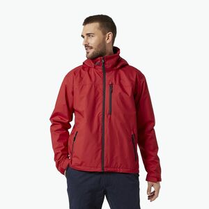Férfi Helly Hansen Crew kapucnis dzseki piros 33875_162 (Crew Hooded 33875_162) kép