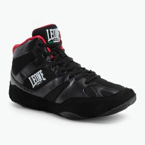 LEONE férfi bokszcipő 1947 Luchador fekete CL130 (Luchador CL130) kép