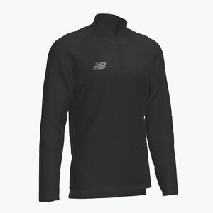 Gyermek labdarúgó pulóver New Balance Training 1/4 Zip kötött fekete NBEJT9035 (Training 1/4 Zip Knitted NBEJT9035) kép