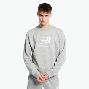 Férfi edzőpulóver New Balance Essentials Stacked Logo French Terry Crewneck szürke NBMT31538AG (Essentials Stacked Logo French Terry Crewneck MT31538AG) kép