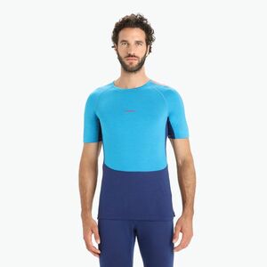 Férfi Icebreaker 125 Zoneknit Crewe thermo póló kék IB0A56H77841 (125 Zoneknit Crewe IB0A56H77841) kép