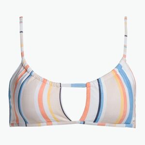Fürdőruha felső ROXY Beach Classics Bralette 2021 peach whip sand stripper (Beach Classics Bralette ERJX304900) kép