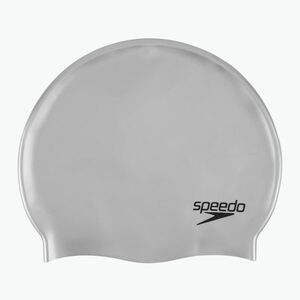 Speedo Plain Flat szilikon sapka szürke 8-7099 (Plain Flat Silicone 8-7099) kép