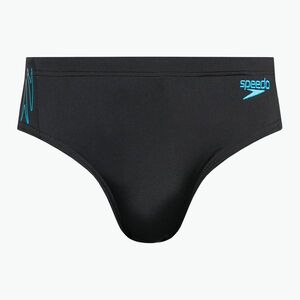 Férfi Speedo Hyper Boom Splice úszónadrág fekete/kék 8-00301715147 (Hyper Boom Splice 7cm Brief 8-00301715147) kép
