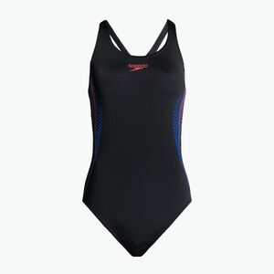 Speedo Placement Muscleback egyrészes fürdőruha fekete 8-00305814836 (Placement Muscleback 8-00305814836) kép