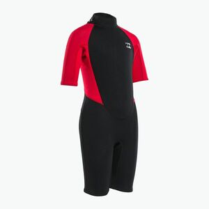 Gyermek úszóhab Billabong 2/2 Boys Intruder BZ SS Spring red (2/2 mm Intruder Back Zip Spring ABBW500111-RED) kép
