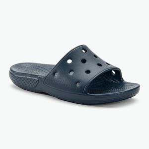 Flip-flops Crocs Classic Slide tengerészkék 206121 (Classic Slide 206121) kép