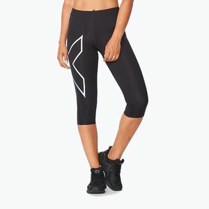 Női edző leggings 2XU Core Compression 3/4 fekete WA4175B (Core Compression 3/4 WA4175B) kép