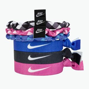 Nike vegyes hajpántok 6 db színes hajgumik 6 db. N1003666-029 (Mixed Hairbands With Pouch N1003666) kép