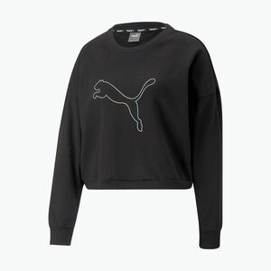 Női tréning pulóver PUMA Nova Shine Pull Over fekete 523085 01 (Nova Shine Pull Over 523085 01) kép