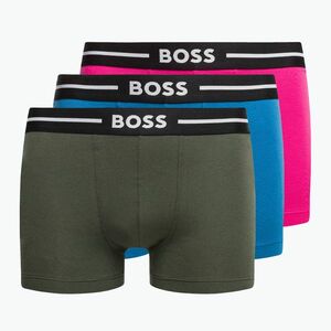 Hugo Boss Trunk Bold férfi boxeralsó 3 pár fekete 50490888-970 (Trunk 3P Bold 50490888-970) kép