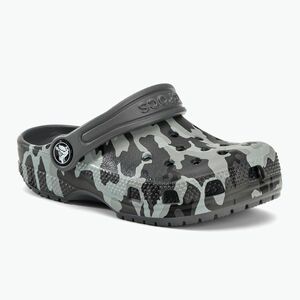 Crocs Classic Camo Clog T szürke gyermek flip-flop 207593-097 (Classic Camo Clog Toddler 207593-097) kép