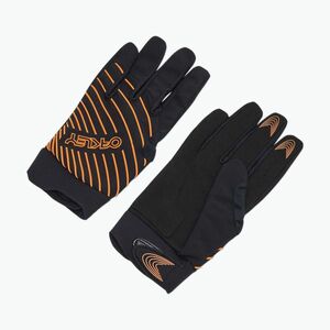 Oakley Drop In Mtb Glove 2.0 férfi kerékpáros kesztyű fekete és narancssárga FOS901323 (Drop In MTB Glove 2.0 FOS901323) kép