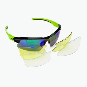 GOG kerékpáros szemüveg Faun fekete / zöld / többszínű zöld E579-3 (Faun E579-3) kép