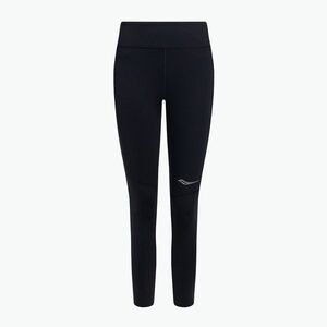 Női futó leggings Saucony Fortify Crop fekete SAW800398-BK (Fortify Crop SAW800398-BK) kép