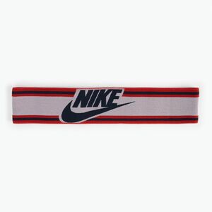 Férfi Nike elasztikus fejpánt fehér és piros N1003550-123 (Elastic Headband N1003550) kép