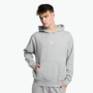 Férfi edzőpulóver New Balance Athletics Remastered Graphic French Terry szürke MT31502AG (Athletics Remastered Graphic French Terry Hoodie MT31502AG) kép