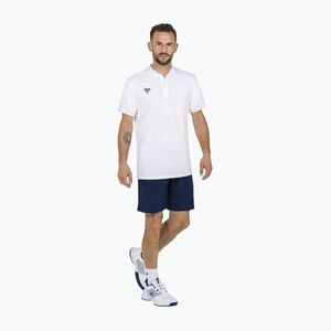 Férfi tenisz póló Tecnifibre Team Mesh fehér 22MEPOWH34 (Team Mesh Polo 22MEPOWH34) kép