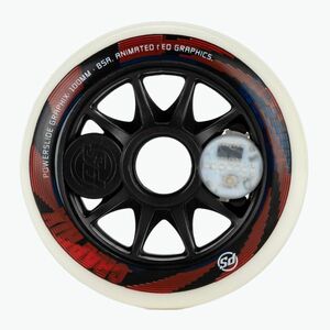 Powerslide Graphix Led Led bal oldali görkorcsolya kerekek fehér 905348 (Graphix Led Left 905348) kép
